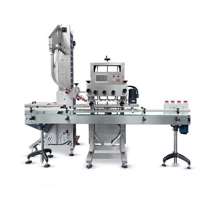 Automatik Berkelajuan Tinggi Plastik Skru Botol Cap Air Mesin