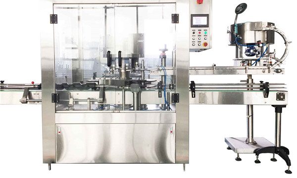 Botol Cecair Pusingan Rotary Capping Machine